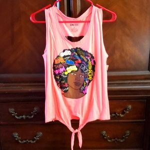 NWOT On Fire Tank Top